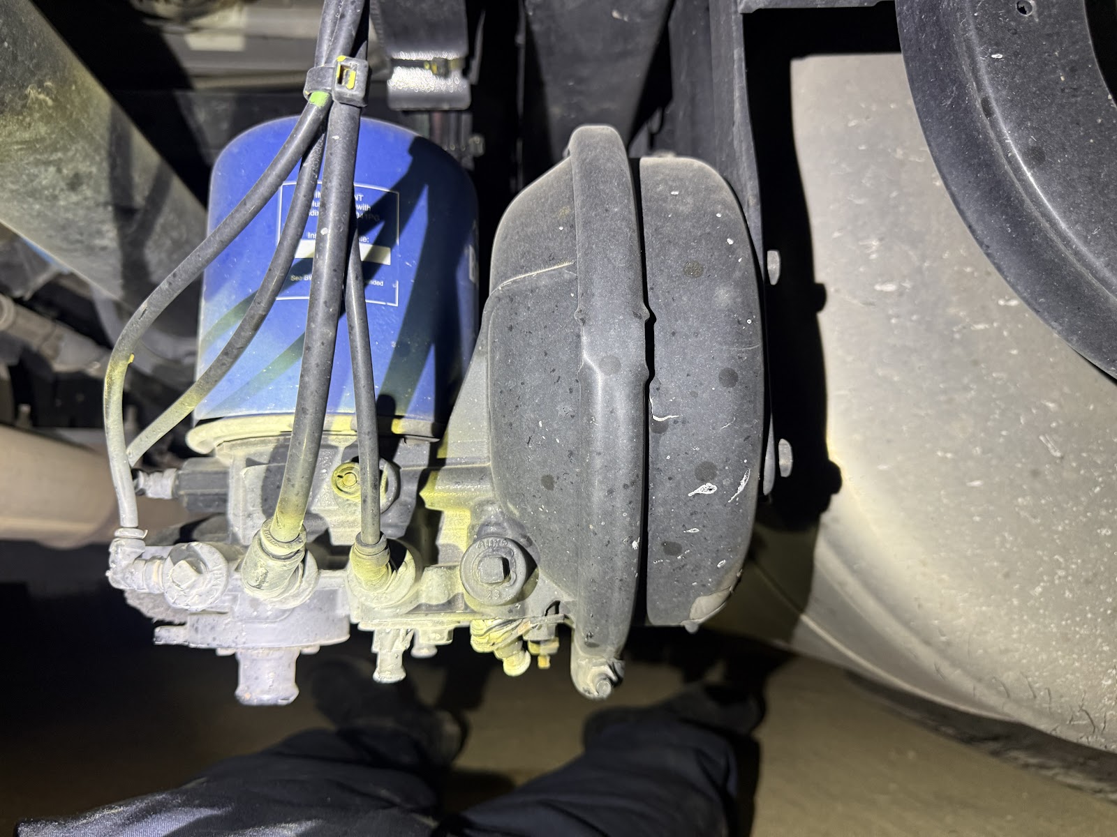 Engine bay service performed at the customer's location